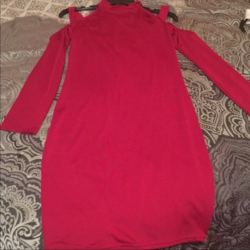 Cold-Shoulder Dress
